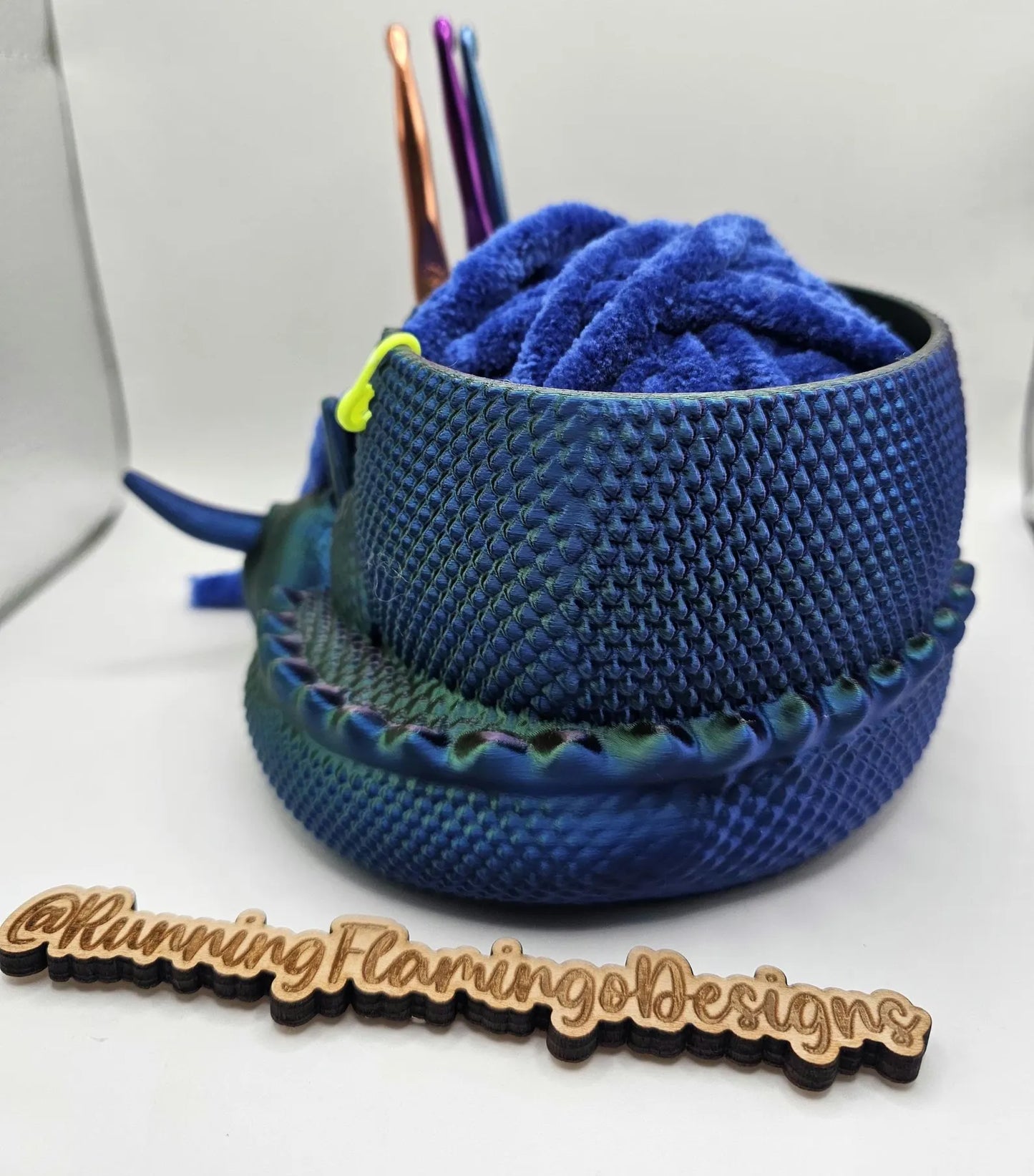 3D PRINTED DRAGON YARN BOWL