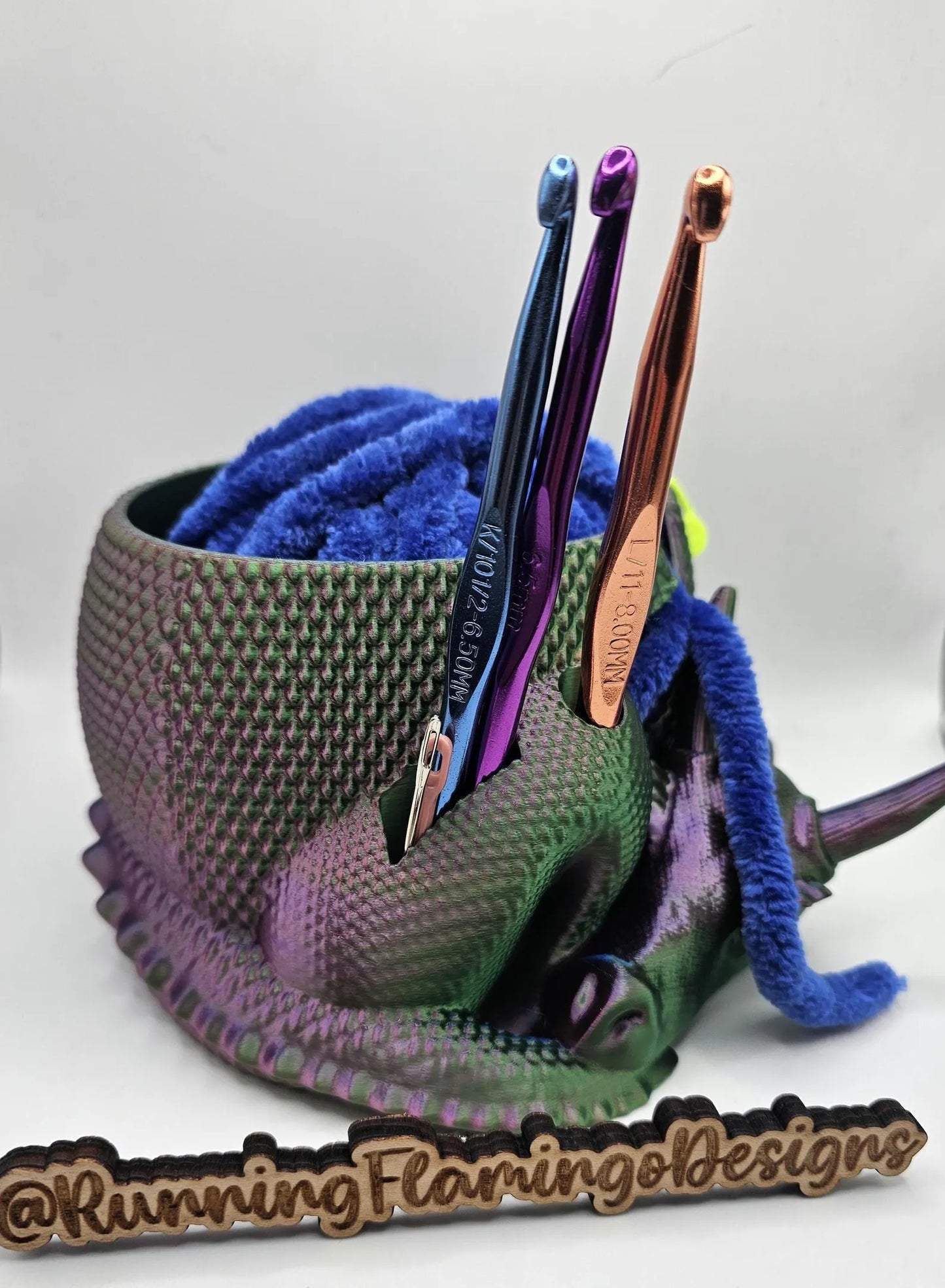 3D PRINTED DRAGON YARN BOWL