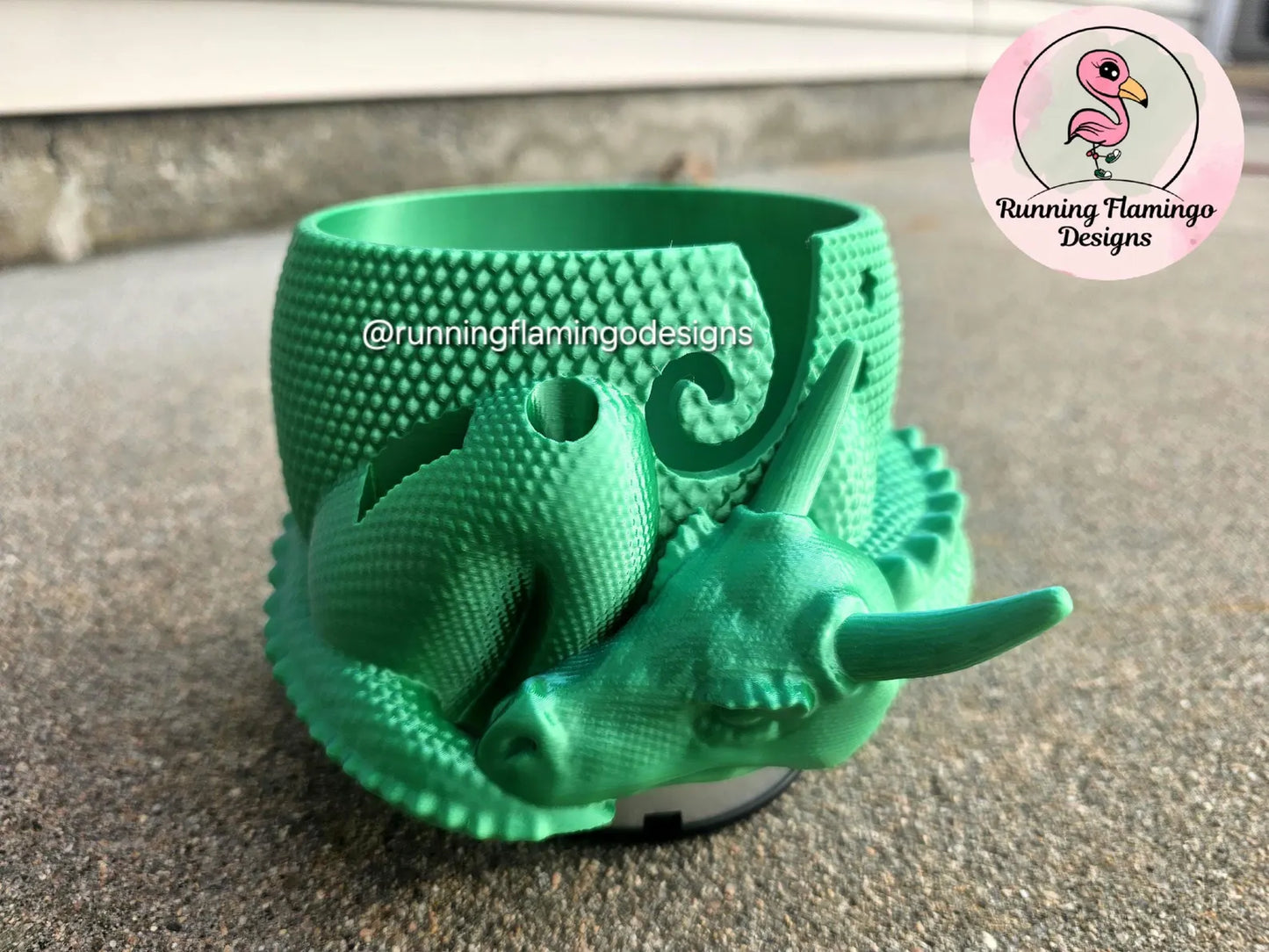 3D PRINTED DRAGON YARN BOWL