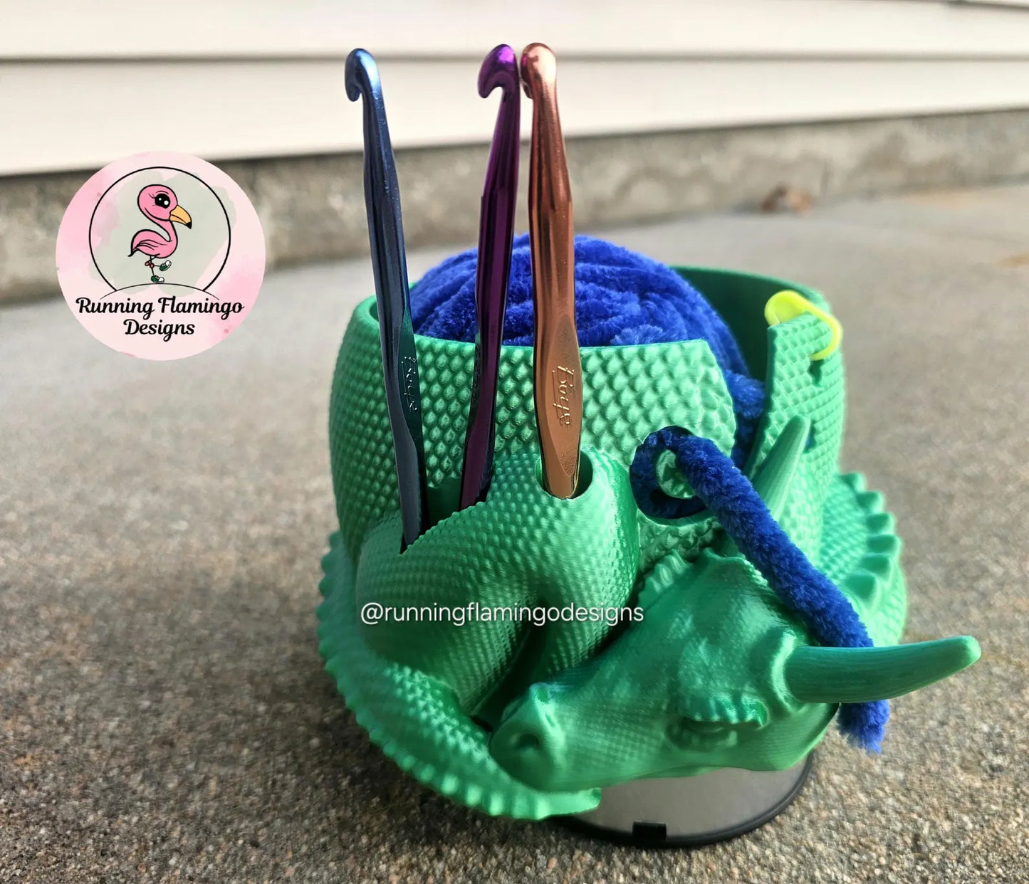 3D PRINTED DRAGON YARN BOWL