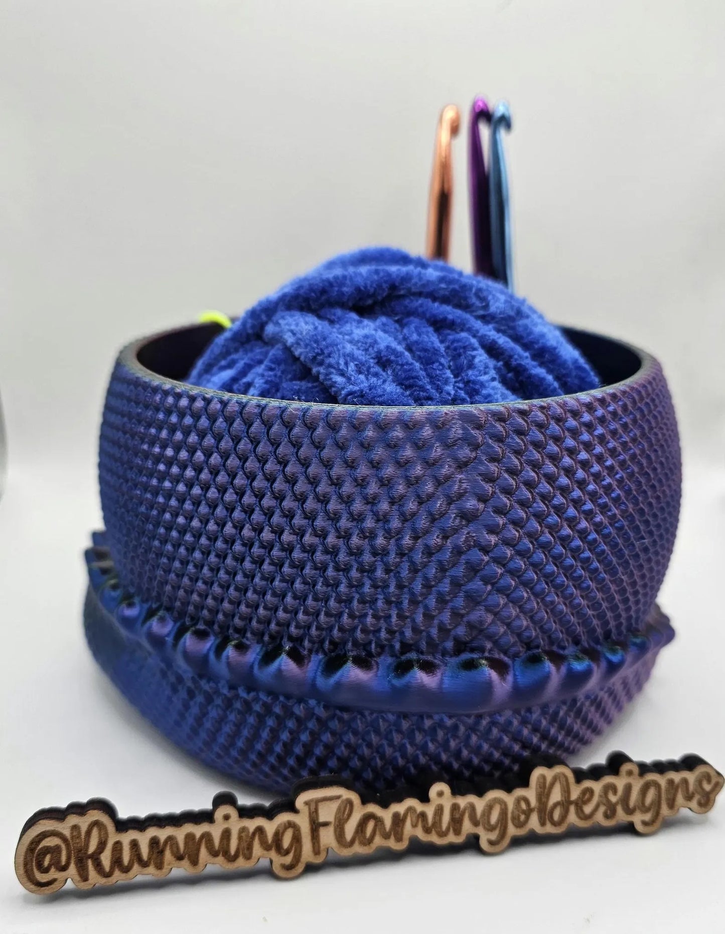 3D PRINTED DRAGON YARN BOWL