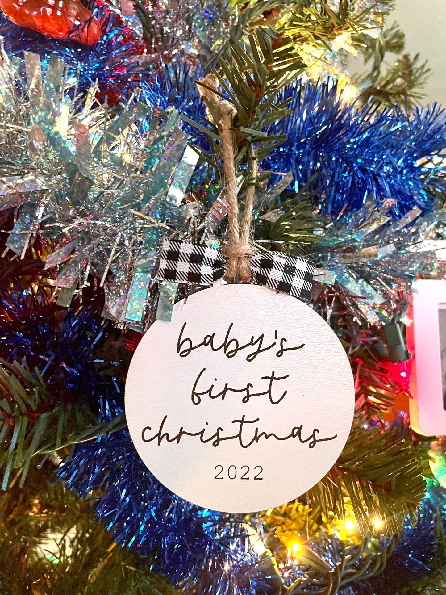 Baby’s first Christmas ornament, baby ornament, first Christmas, personalized ornament, Christmas ornament