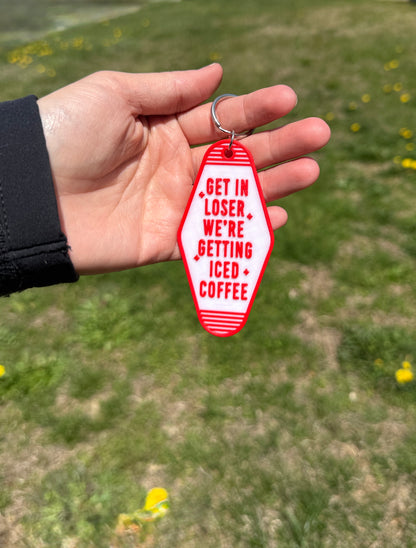 Iced Coffee Keychain