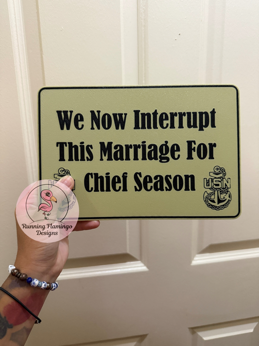 Chief Season Sign