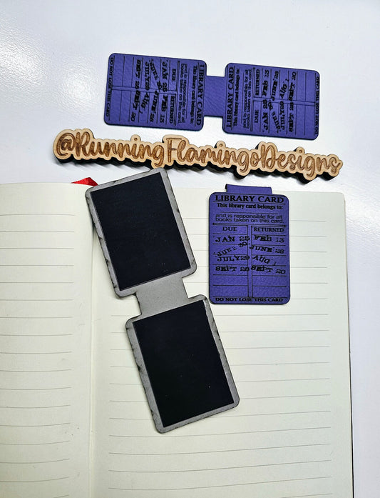 Magnetic Leather Bookmark