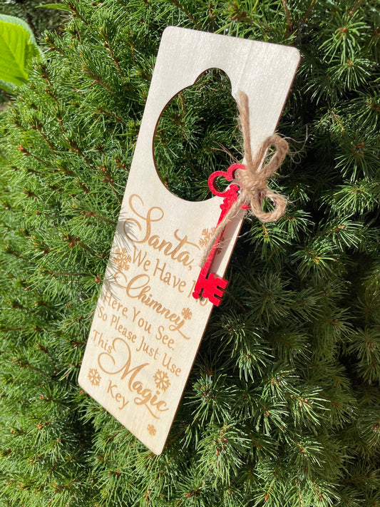 Santa’s Magic Key Door Hanger, Santa’s Key, Magic Key, Christmas, Christmas Decor, gifts for kids,